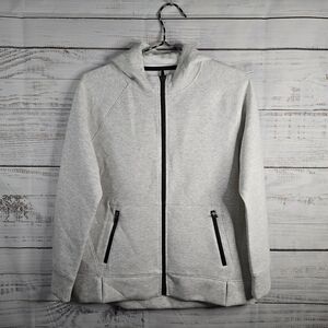 NWT DSG Heather Gray Girls Zip-up Hoodie Size 16 With Pockets